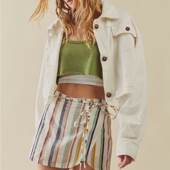 Free People Saturday shirt jacket - lazy bones cream - Picture 4 of 7